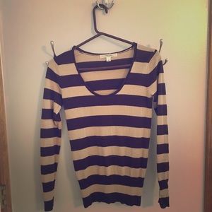 Old Navy brown and tan sweater